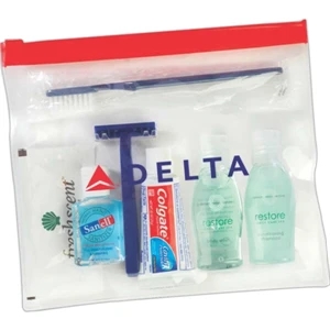 All You Can Carry-on - Clear Tsa Compliant Quart Pvc Bag With Travel Size Amenities
