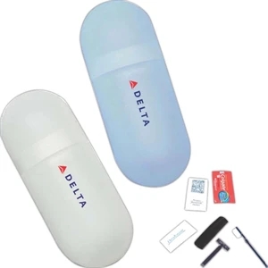 Personal Hygiene Amenity Kit With Shampoo, Toothpaste, Deodorant And Comb