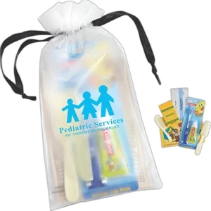 Kids Make It Fun - Drawstring Eva Bag With Crayons, Coloring Book, Toothbrush And Toothpaste And More
