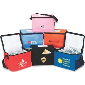Stadium Cooler, Six Can 600 Denier Polyester Cooler With Insulated Lining