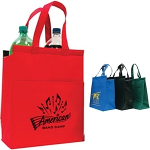Medium Nonwoven Cooler Tote, 90 Gsm Nonwoven Denier Polypropylene And Foil Lining