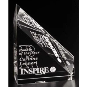 Pristine Gallery Stafford Peak - 5" X 7" X 2" - Optical Crystal Peak Award