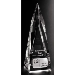 Whittier Peak Pristine Gallery - 2 1/2" X 7" X 2 1/2" - Optical Crystal Award