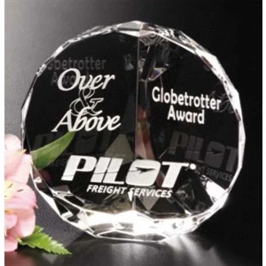 Cascata Pristine Gallery - 4" X 1 3/4" - Award Made Of Optical Crystal