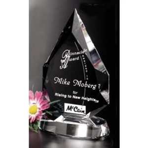 Paragon Diamond Pristine Gallery - 5" X 8" X 3" - Diamond Award Made Of Optical Crystal