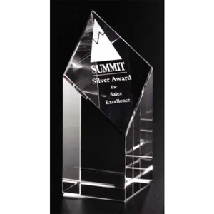 Trinity Pristine Gallery - 2 3/8" X 6" X 2 3/8" - Award Made Of Optical Crystal