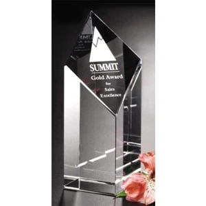 Trinity Pristine Gallery - 2 3/8" X 7" X 2 3/8" - Award Made Of Optical Crystal