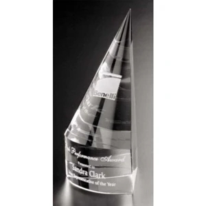 Kincaid Pristine Gallery - 3 1/2" X 6 1/2" X 3" - Peak Award Made Of Optical Crystal