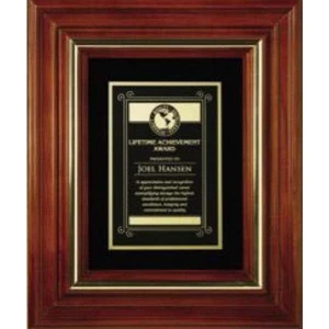 Americana Wall Plaque Gallery - 11 3/4" X 9 3/4" - Plaque Made Of American Cherry Wood With Velour