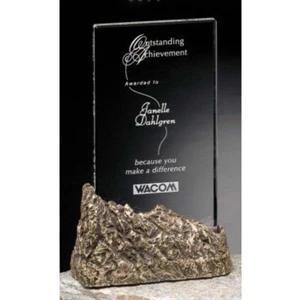 Summit Stone Stoneridge Gallery - 6 1/4" X 10" X 2 3/4" - Optical Crystal/cultured Stone Award