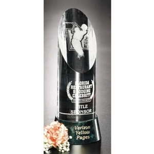 Verde Gallery Vinton - 9" X 3 1/2" - Award Made Of Marble And Optical Crystal