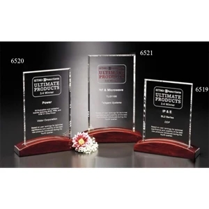 Parkdale Parkdale Gallery - 6 1/2" X 8 1/2" X 2" - Rectangle Award Made Of Optical Crystal With Piano Finish