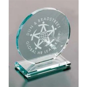 Cromwell Jade Gallery - 6" X 6 1/2" X 3" - Award Made With Jade Crystal