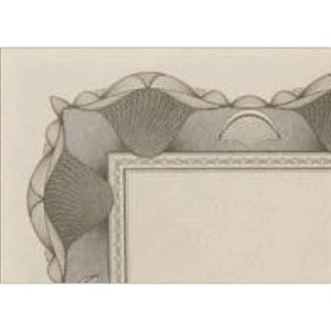 Certificate Gallery - Crown Silver - Certificate Made Of Paper 28 Lb Bond