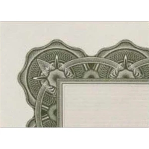 Certificate Gallery - Optima Green - Certificate Made Of Paper 28 Lb Bond