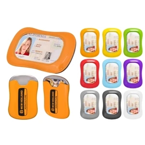 40 Working Days - Pvc Travel Wallet With Window For Picture Id And Dual Sleeve Compartments