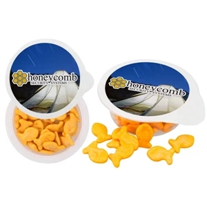 Corn Nuts - Large, Clear Cup Filled With Your Choice Of Snack. Full Color Logo On Tear Away Lid