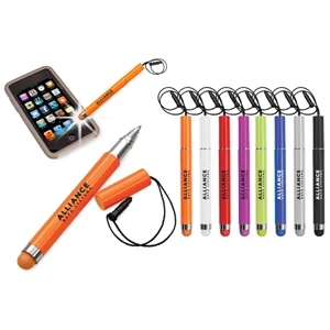 On-the-go - 3 Working Days - Touch Stylus With Small Lanyard And Hidden Pen. Matching Tip. Easy Storage