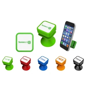1 Working Day - Portable Silicone And Abs Cell Phone Stand & Ear Bud Holder. Fits In Pocket Or Bag