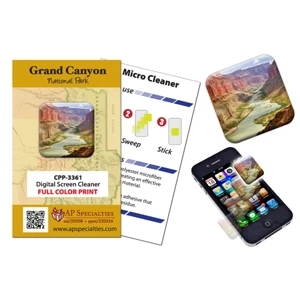 Digital Screen Cleaner For Cell Phone, Tablet, Etc. Full-color Imprint Included