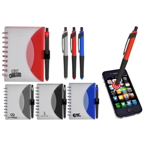 40 Working Days - Notebook With Lined Spiral Bound Pages And Tri-fold Cover. Includes Free Stylus Pen