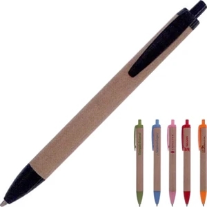 Lincoln - 40 Working Days - Pen With Paper Barrel And Matching Color Accents. Manufactured From Corn