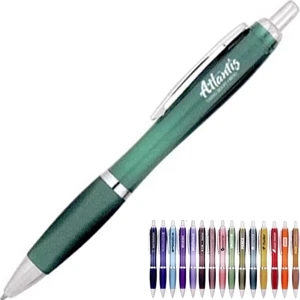 Comfort Color - 40 Working Days - Ballpoint Pen With Matching Ergonomic Comfort Grip And Slotted Pocket Clip