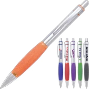 Comfy - 1 Working Day - Metal Pen With Comfort Grip And Matching Accents. 6 Accent Color Choices