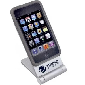 40 Working Days - Desktop Cell Phone Holder With No-slip Grip. Folds Flat For Storage Or Shipping