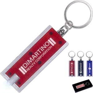 Ultra Bright - 1 Working Day - Pocket Led Light With Split Keyring. Batteries Included. Gift Box Available
