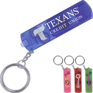 Survivor - 40 Working Days - Whistle, Compass And Light With Split Keyring. 4 Colors. Batteries Included