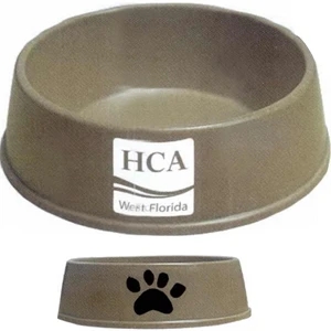 Numpty - 7 Working Days - Eco Pet Bowl For Food Or Water. Made From Biodegradable Bamboo Resin. Color: Brown