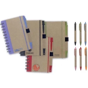 40 Working Days - Recycled Spiral Bound Notebook With Pen Loop And Elastic Closure. Free Pen Included