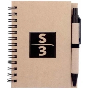 7 Working Days - Eco Notebook With Recycled Paper Cover, Stone Paper And Resin Binder. Free Pen