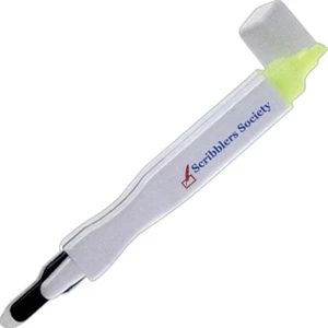 7 Working Days - Yellow Highlighter And Staple Remover With Adhesive Magnet On The Back