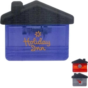 3 Working Days - Magnetic House-shaped Clip With Black Rubber Grip. Ridged Teeth For Sure Hold