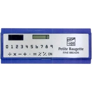 3 Working Days - Ruler With Calculator Holds Sticky Notes, Paper Clips And 3 Colors Of Paper Flags