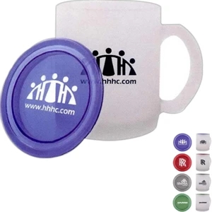 7 Working Days - Frosted Mug With Handle. Includes Snug-fit Lid Available In 4 Colors