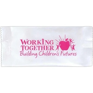 40 Working Days - Pack With One Sanitizing Disposable Wipe. Color: White