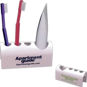 Zen - 40 Working Days - Light Weight Plastic Holder Holds 3 Toothbrushes And 1 Tube Of Toothpaste