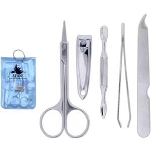 40 Working Days - Set With Cuticle Tool, Nail Clippers, Cuticle Scissors, Tweezers And Nail File