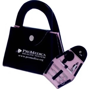 40 Working Days - Manicure Purse With Nail Clippers, Tweezers, Cuticle Stick And Cutters, Etc