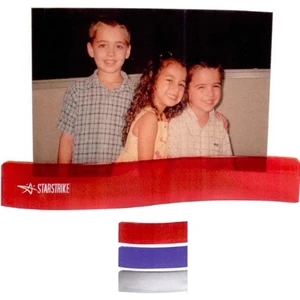 1 Working Day - Slip Your Photo Or Papers Into This Plastic Wavy Stand. Available In 3 Colors
