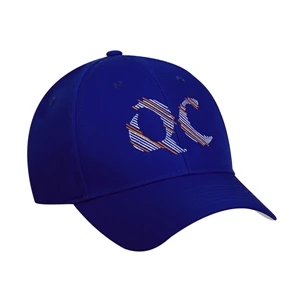 3950 Series - Orange-white - Low Profile, Structured Performance 100% Polyester Baseball Cap. 6 Panel