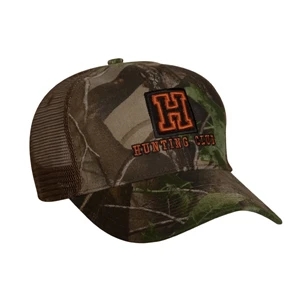 6200 Series;real Tree (r) - High Profile, Structured 6-panel, Camouflage Trucker Cap With Mesh Back