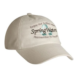 7755 Series - Black - Low Profile, Unstructured, 6-panel Cap, Made Of 100% Recycled Plastic Bottles
