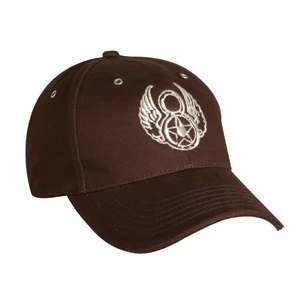 7800 Series - Black - Structured, Low Profile, Jacquard, 100% Cotton, 6-panel Baseball Cap