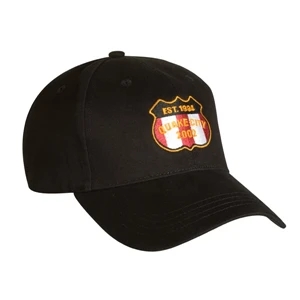 9200 Series - Stone - Low Profile Structured 6 Panel Brushed Cotton Twill Baseball Cap With Fabric Strap
