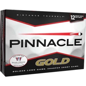 Pinnacle Gold - Golf Ball Designed To Generate Higher Launch & Trajectory For Maximum Distance