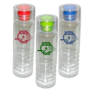 Hiker - 16 Oz. Bpa Free Bottle With Bright Vibrant Silicone Spout For Easy Drinking